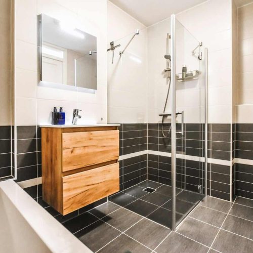 Interior of bathroom